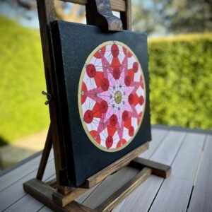 Symbole canalisé personnalisé - Toile 30x30